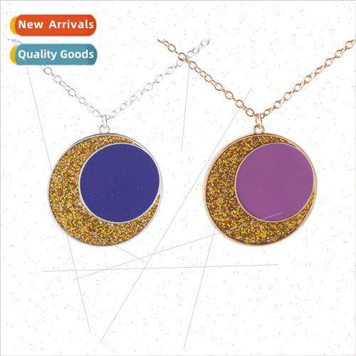 Anime  owl magic society Amity moon necklace crescent moon p