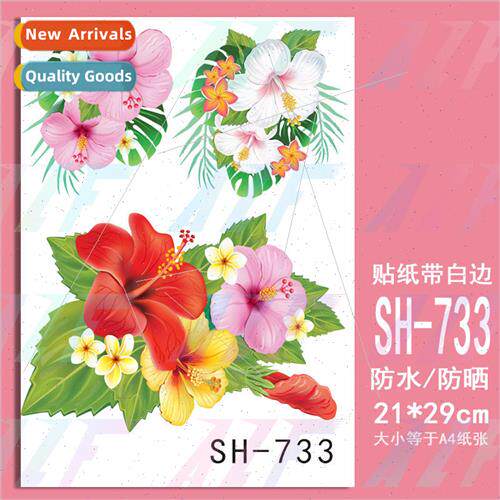 3d realistic flowers car stickers personalized car stickers