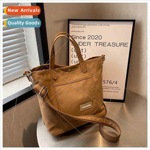 ins lazy wind fashion canvas bag large capacity bag Donnier