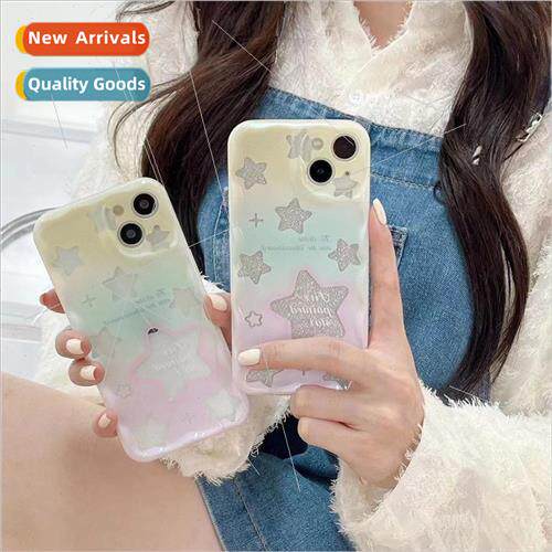 Skeleton Glitter Stars iPhone12 Wave Edge 13Promax 适用 Appl