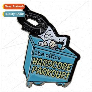 Lapel Pins 适用 Creative Fans Ridiculous Office Pin New