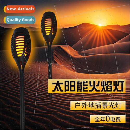 Solar Flame ghts Home LED Lawn ghts Garden ghts Ground Plug