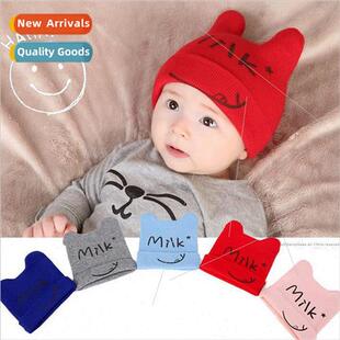 Baby hat spring fall and winter toddler knitted pullover hat