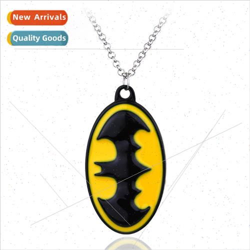 Personalized oil drip Batman necklace pendant Movie  jewelry