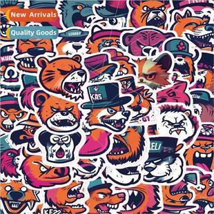 cartoon stickers luggage cup animal water phone graffiti