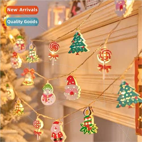 Colorful lights Christmas decoration string lights scene dec