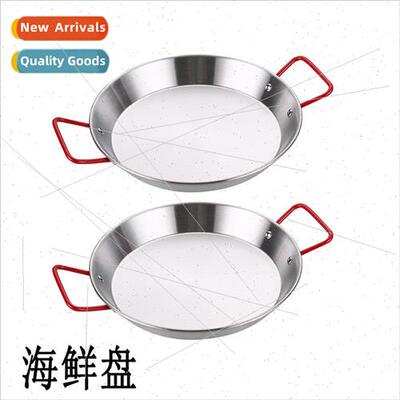 Spanish paella pan skillet skillet double ear crawfish pan p