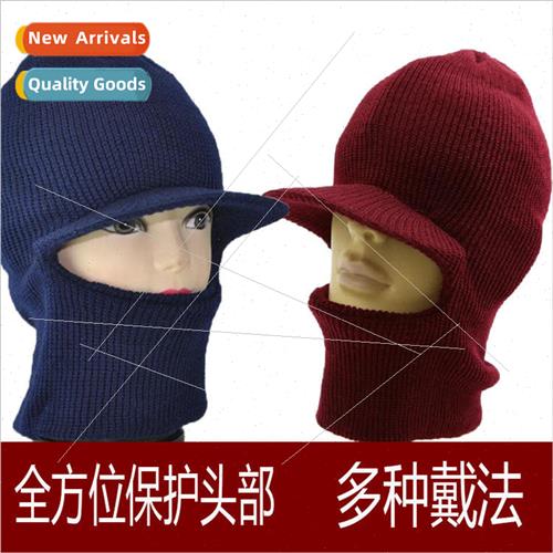 Woolen tiger hat knitted cap fall and winter middle-aged old