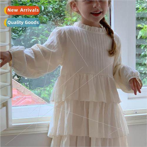 Girls dresses fall 2023 new 适用eign- weeks old baby dresses