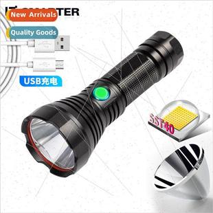usb shooting flashlight rechargeable long Strong distance