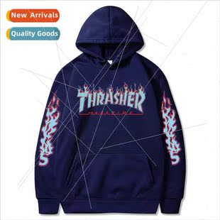 Top Slim Padded Sweatshirt Swe Color Casual Solid Flame Men