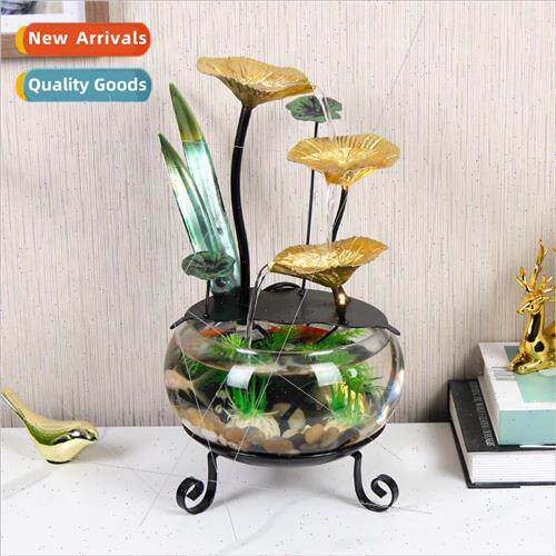 Simple home 适用tune flowing water ornaments glass fish tank