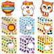 swap children stickers animal 6pcs pack puzzle party face