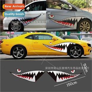stickers shark flower 532 cre pull body personalized mouth