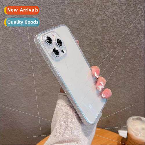 适用 iphone14 glitter border Apple 13/12Promax phone case si