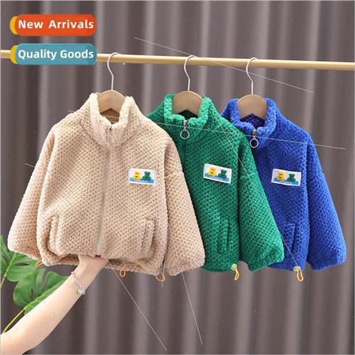 2023 fall and winter new Korean  of the childrens padded war