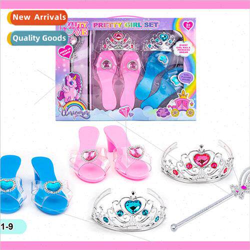 Jewelry Toys Girls Princess Dress Fairy Wand Shoes Household