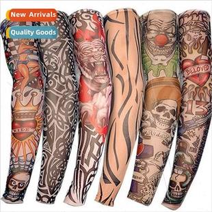Sleeves Tattoo Seamless Outdoor Sle Flower Riding Arm