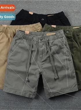 Casual shorts men loose four pants summer sports running fiv