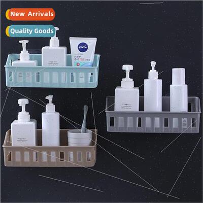Shelf no hole -tracking adhesive kitchen wall hanging basket