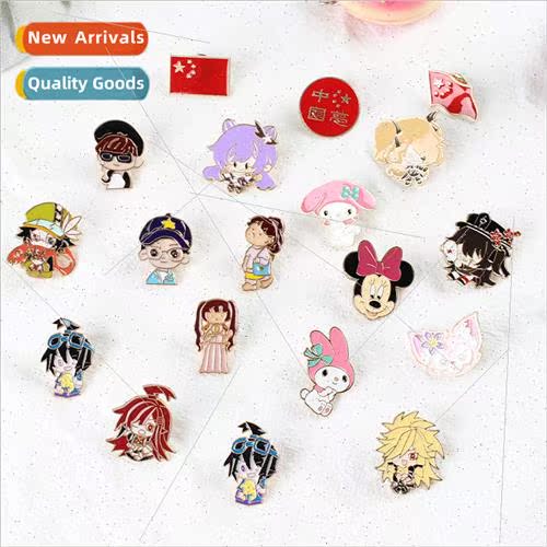 New ins anime cartoon brooch Pikachu cute badge students clo