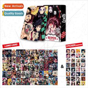 92PCS LOMO card Ghosts of the blade double-sided photo card