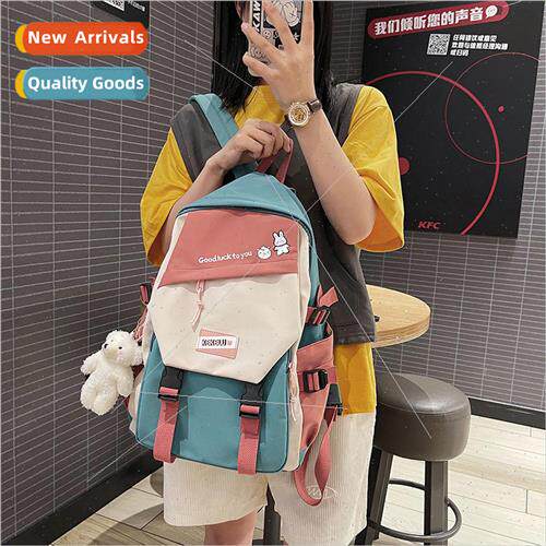 Large capacity student shoulder bag female 2022 new school s