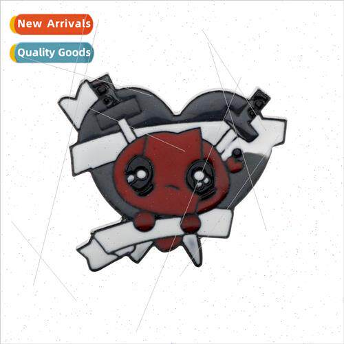Movie and TV s Love Heart Deadpool Brooch Cartoon Heart Dead