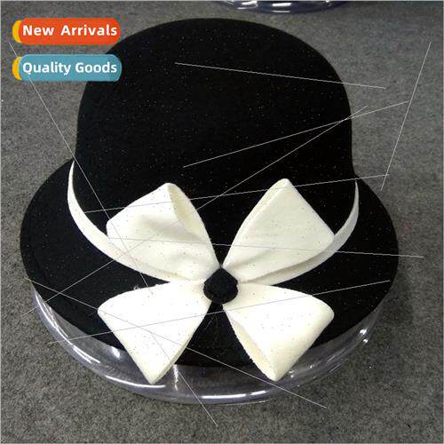 Womens hats fall and winter tweed bowler hat Yangqi show fac
