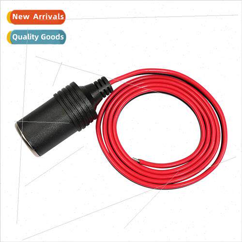 Car Cigarette ghter Female Socket Red and Black Wire DIY Sol
