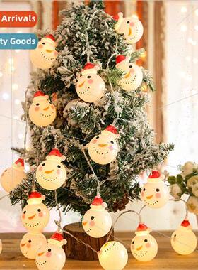 led santa claus string lights christmas snowman string light