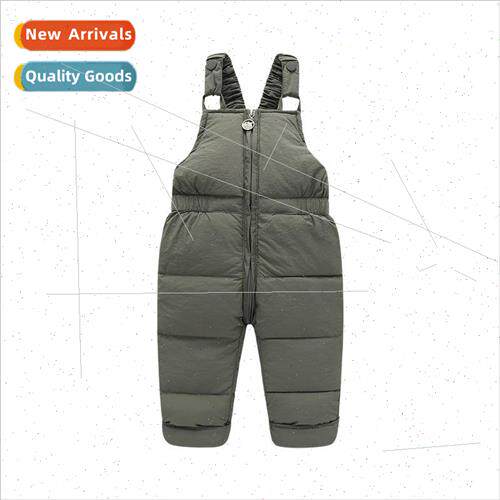 2023 Korean  of the childrens down cotton pants back pants f