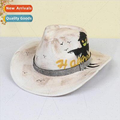 New Halloween bowler hat western cowboy men women jazz hat h