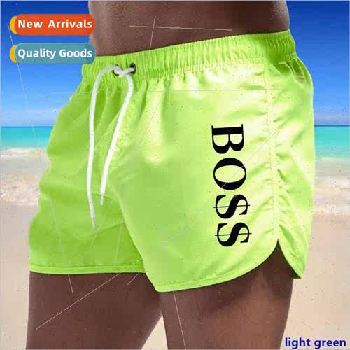2022 new mens fashion beach shorts polyester multicolor spor