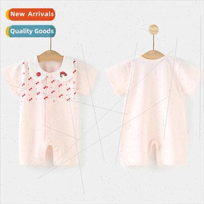 Baby onesie summer cotton short-sleeved newborn baby clothes