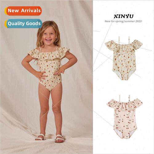 Summer girls one-piece swimsuits 适用 small and medium-sized