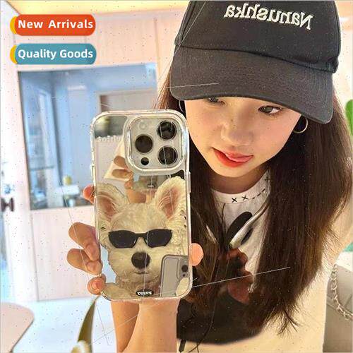 Cool Mirror Selfie Puppy 适用 iPhone 13/12 Case 14ProMax App