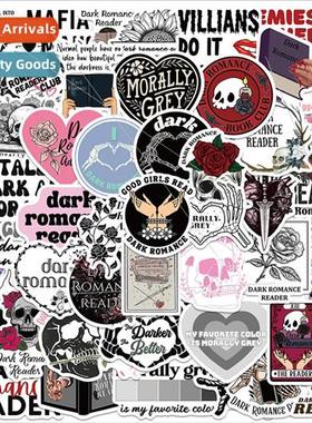 50 New Dark Romance Reader Stickers ggage Laptop Cell Phone