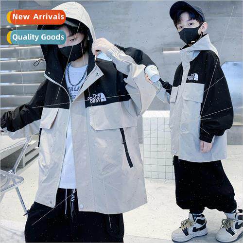 Boys fall jacket 2023 new middle and large childrens childre