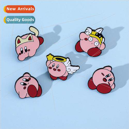 New cute cartoon character brooch Pink Star Cappy girl heart