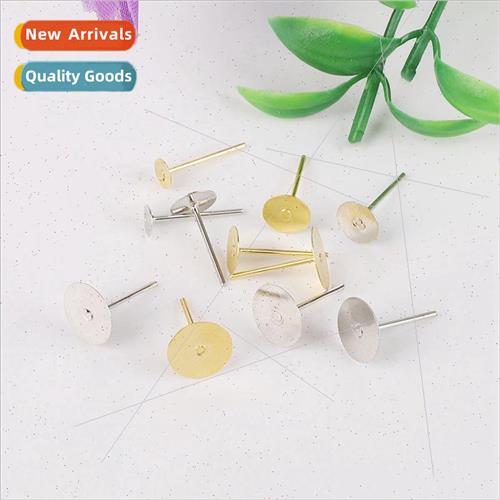 DIY handmade ear jewelry material package flat head earrings