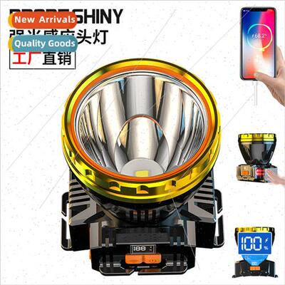 Large light cup LED headlamp outdoor camping lights mining l