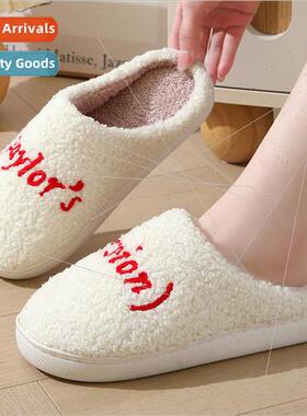 New com适用table home Taylor font warm winter cotton slipper