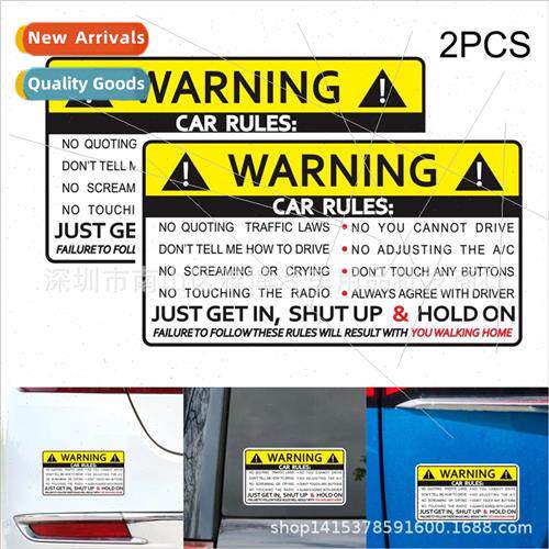 S-364 creative reflective car stickers safety warning color
