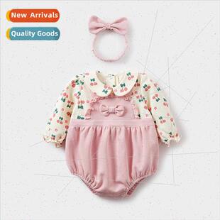 Baby clothes spring and fall outfit newborn baby full moon p