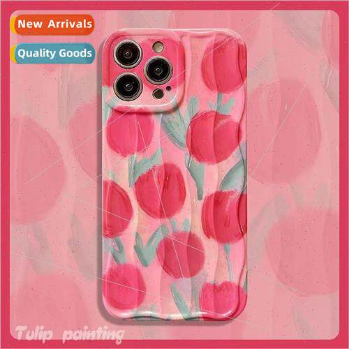 Rose Tulip Braided Clutch 适用 15ProMax New iPhone 14p Apple