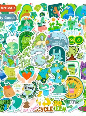 50 Protect the Environment Stickers Nature Green Public Serv