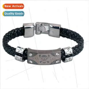 Thieves braided bracelet ban logo King Skull Anime Death