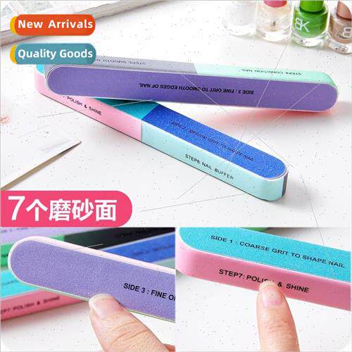 Seven-sided manicure nail file nail grinding nail manicure t