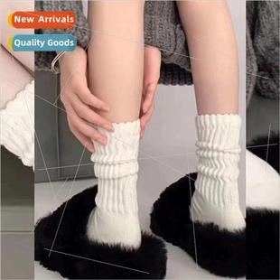 trend socks color stacked solid Japanese Socks personality